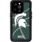 Michigan State University Green Basketball iPhone 15 Pro Waterproof Case